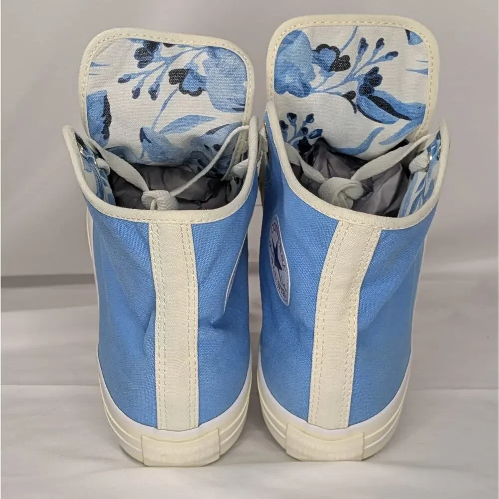 Converse UNT1TL3D Hi Top Canvas Hi Royal Blue White / Floral Print Men Size 11.5